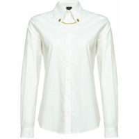 Pinko Camiseta com detalhe de corrente - Branco