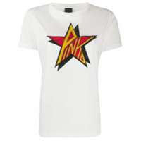 Pinko Camiseta com estampa de estrelas - Branco