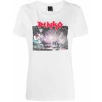 Pinko Camiseta mangas curtas com estampa - Branco
