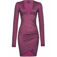 Pinko Vestido slim com aplicações de cristais - Rosa