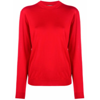 Plan C Suéter mangas longas de cashmere - Vermelho