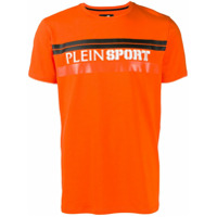 Plein Sport Camiseta com estampa de logo - Laranja