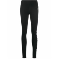 Plein Sport Legging com estampa de logo - Preto