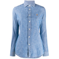 Polo Ralph Lauren Camisa com logo bordado - Azul