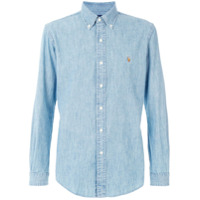 Polo Ralph Lauren Camisa de cambraia com botões - Azul
