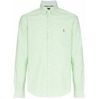 Polo Ralph Lauren Camisa Oxford de algodão com logo bordado - Verde