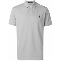 Polo Ralph Lauren Camisa polo com logo bordado - Cinza