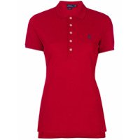 Polo Ralph Lauren Camisa polo com logo bordado - Vermelho