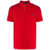 Polo Ralph Lauren Camisa polo com logo bordado - Vermelho