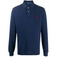 Polo Ralph Lauren Camisa polo com mangas longas - Azul