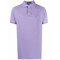 Polo Ralph Lauren Camisa polo mangas curtas com logo bordado - Roxo