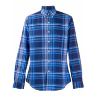 Polo Ralph Lauren Camisa xadrez com mangas longas - Azul