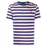 Polo Ralph Lauren Camiseta Boat House com listras - Rosa