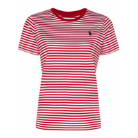 Polo Ralph Lauren Camiseta com listras - Vermelho