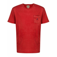 Polo Ralph Lauren Camiseta com logo bordado - Vermelho