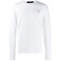 Polo Ralph Lauren Camiseta mangas longas com logo - Branco