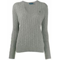 Polo Ralph Lauren classic cable knit jumper - Cinza