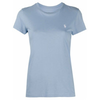 Polo Ralph Lauren embroidered-logo crew neck T-shirt - Azul