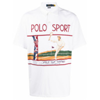 Polo Ralph Lauren graphic print short-sleeved polo shirt - Branco