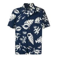 Polo Ralph Lauren graphic print short-sleeved shirt - Azul