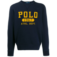 Polo Ralph Lauren logo print sweatshirt - Azul