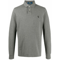 Polo Ralph Lauren long-sleeved logo polo shirt - Cinza