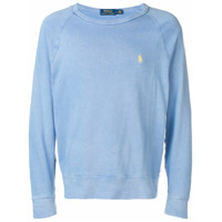 Polo Ralph Lauren Moletom com logo bordado - Azul