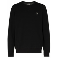 Polo Ralph Lauren Moletom com logo bordado - Preto