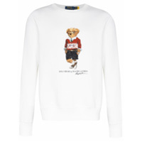 Polo Ralph Lauren Moletom Magic Teddy com estampa - Branco
