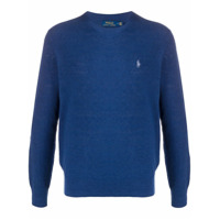 Polo Ralph Lauren Suéter com bordado de logo - Azul
