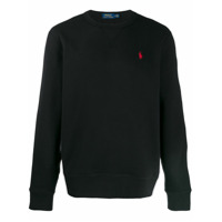 Polo Ralph Lauren Suéter com bordado de logo - Preto