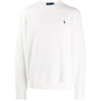 Polo Ralph Lauren Suéter com logo bordado - Branco