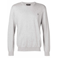 Polo Ralph Lauren Suéter com logo bordado - Cinza
