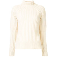Polo Ralph Lauren Suéter de tricô canelado - Branco
