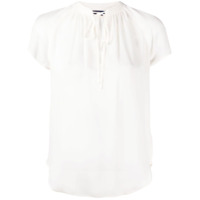 Polo Ralph Lauren tie-neck short-sleeved T-shirt - Neutro