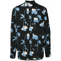 Ports V Camisa com estampa floral gráfica - Azul