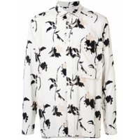 Ports V Camisa mangas longas com estampa floral - Branco