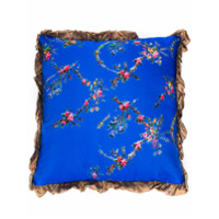 Preen By Thornton Bregazzi Almofada com estampa floral - Azul