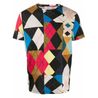 Pringle of Scotland Camiseta com patchwork - Preto