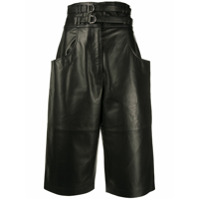 Proenza Schouler Short longo com cinto duplo - Preto