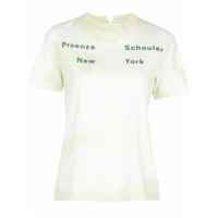 Proenza Schouler White Label Camiseta tie-dye - Amarelo
