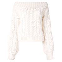 Proenza Schouler White Label Suéter de tricô e lã - Branco
