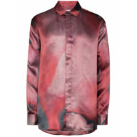 Pronounce Camisa com estampa de queimado - Vermelho