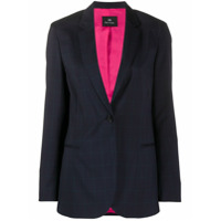 PS Paul Smith Blazer de alfaiataria xadrez - Azul