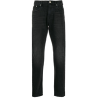 PS Paul Smith Calça jeans com efeito desbotado - Preto