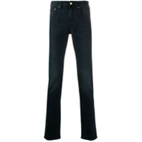 PS Paul Smith Calça jeans slim com cintura média - Azul