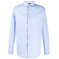 PS Paul Smith Camisa com botão contrastante - Azul