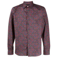 PS Paul Smith Camisa com colarinho e estampa abstrata - Verde