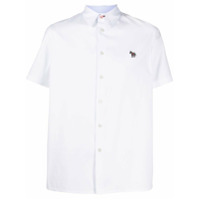 PS Paul Smith Camisa com logo bordado - Branco