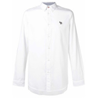 PS Paul Smith Camisa com patch de zebra e botões - Branco